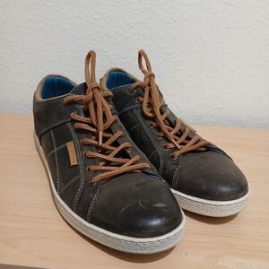 Bull Boxer Leather Upper Tenino Lace Up Casual Shoes-Men's 10 EUC